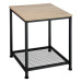 Tectake Odkládací stolek Derby 45,5×45,5×55,5cm, Industrial světlé dřevo, dub Sonoma