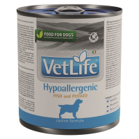 Vet Life Dog Hypoallergenic Fish & Potato konzerva 300 g