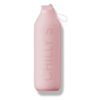 Chilly's Bottles Termoláhev jemná růžová 1000ml, edice Series 2 Flip