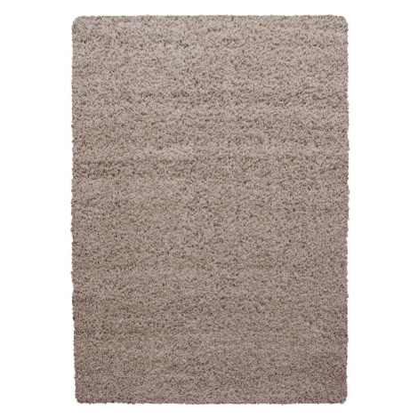 Ayyildiz, Kusový koberec Life Shaggy 1500 beige, 160x230, béžová, ložnice