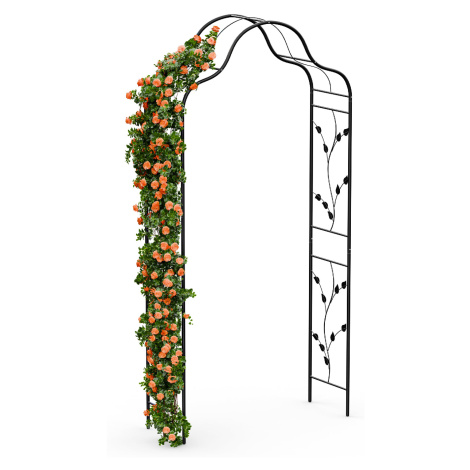 Blumfeldt FloraBelle Cupola oblouk, ozdobné vzory listů, odolný vůči povětrnostním vlivům, podpo