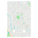 Mapa Jakarta color, 26.7x40 cm