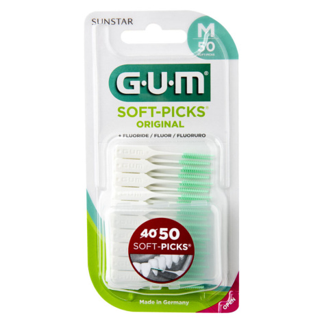 GUM MK Softpick gumový mezizubní kartáček s fluoridy medium 50ks