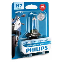 Philips H7 12V 55W PX26d WhiteVision Ultra Moto PH 12972WVUBW