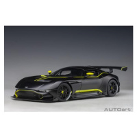 1:18 Aston Martin Vulcan (Matt Black with Limegreen stripes) - AUTOART - 70262