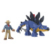 mamido Jurassic World sada Imaginext figurky Stegosaurus a Dr. Grant