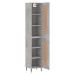 vidaXL Skříň highboard betonově šedá 34,5x34x180 cm kompozitní dřevo