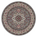 Nouristan - Hanse Home koberce Kruhový koberec Mirkan 104102 Grey - 160x160 (průměr) kruh cm