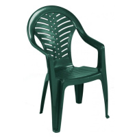 Zahradní židle SEA –⁠ plast, zelená
