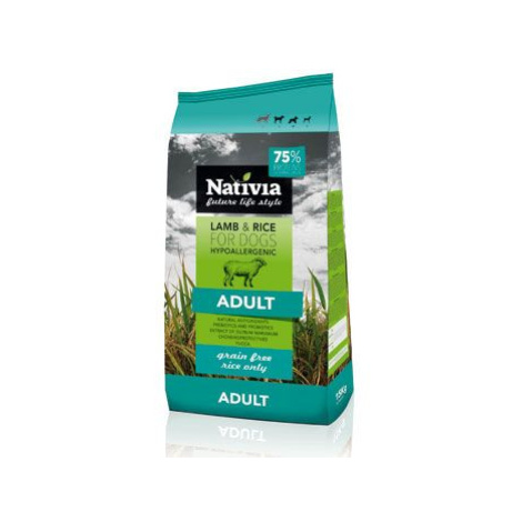 Nativia Dog adult lamb&rice 3kg