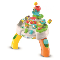 Clementoni Clemmy Baby Veselý hrací stolek s kostkami a zvířátky