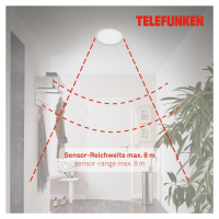 BRILONER TELEFUNKEN svítidlo LED panel s čidlem, pr. 30 cm, 20 W, matný chrom-bílé TF 309004TF