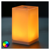 Smart&Green Přenosná stolní lampa Cub, ovládaná aplikací, RGBW
