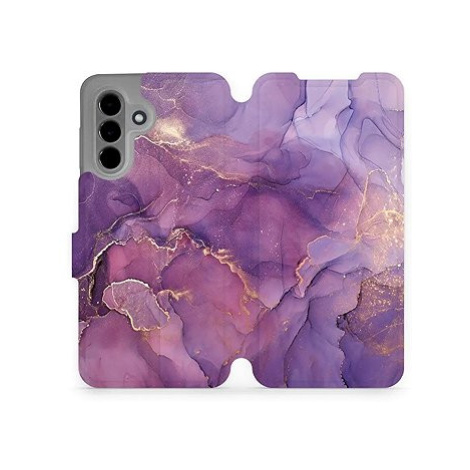 Mobiwear flip knížkové pro Samsung Galaxy A26 - Fialový mramor