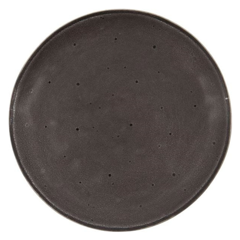 Dezertní talíř z kameniny průměr 20 cm RUSTIC House Doctor - tmavě šedý