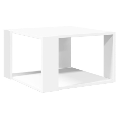 vidaXL Konferenční stolek bílý 51,5 x 51,5 x 30 cm, z umělého dřeva