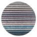 Modro-šedý pratelný kulatý koberec ø 80 cm – Vitaus