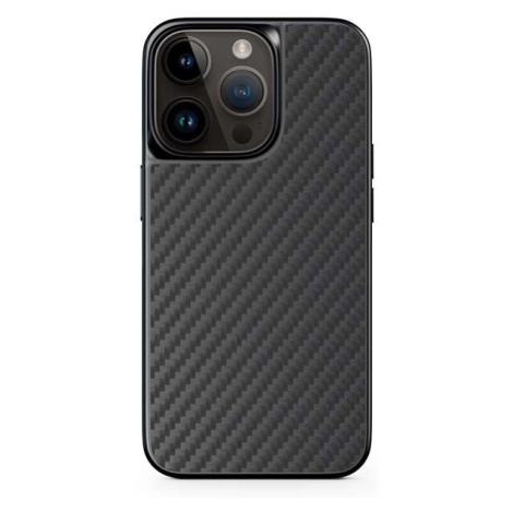 EPICO zadní kryt Mag+ Hybrid Carbon s podporou MagSafe pro iPhone 15 Pro Max, černá - 8141019130