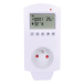 SOLIGHT DT40 termostaticky spínaná zásuvka, zásuvkový termostat, 230V/16A, režim vytápění nebo c