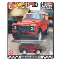 Hot wheels boulevard land rover defender 90, mattel hcr10