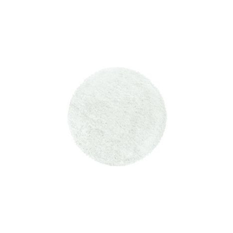 Kusový koberec Fluffy Shaggy 3500 white kruh FOR LIVING