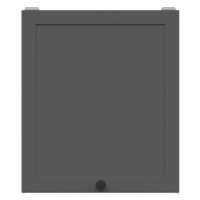 JAMISON, skříňka horní 50 cm, bílá/grafit