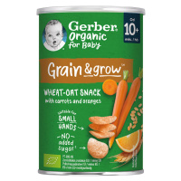 GERBER Organic křupky s mrkví a pomerančem 35g