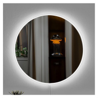 LED Nástěnné zrcadlo s podsvícením ROUND pr. 40 cm bílá