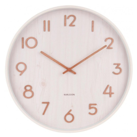 Designové nástěnné hodiny Karlsson KA5810WH 60cm