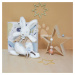 Plyšový zajíček Bunny Happy Wild Doudou et Compagnie hnědý 25 cm v dárkovém balení od 0 měsíců