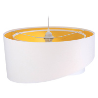 Maco Design Závěsná lampa Vivien, dvoubarevná, bílá/oranžová