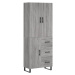 vidaXL Skříň highboard šedá sonoma 69,5 x 34 x 180 cm kompozitní dřevo