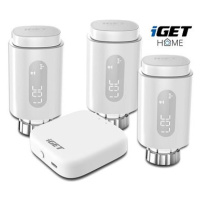 iGET HOME TS10 Premium kit (3x TS10 Thermostat Radiator Valve + 1x GW1 Gateway)