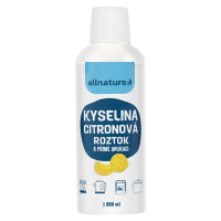 ALLNATURE Kyselina citronová roztok 1000 ml