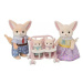 Sylvanian Families Rodina fenků s dvojčaty