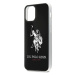 US Polo pouzdro na iPhone 12 Mini 5.4" Black Shiny Big Logo