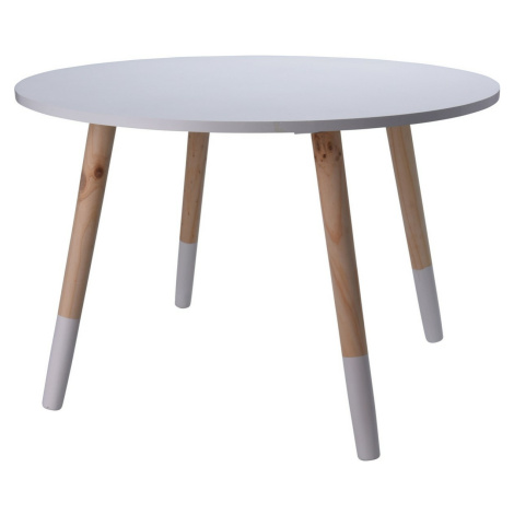 Dětský dřevěný stůl Kid´s collection bílá, 60 x 41 cm