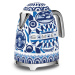 Rychlovarná konvice Smeg 50's Style Dolce & Gabbana KLF03DGBEU / 2400 W / 1,7 l / série Blu Medi