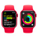 Apple Watch S9 41 mm sport band S/M smart hodinky Red