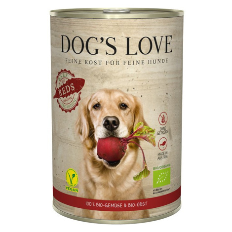 DOG'S LOVE BIO Reds Vegan 12 × 400 g
