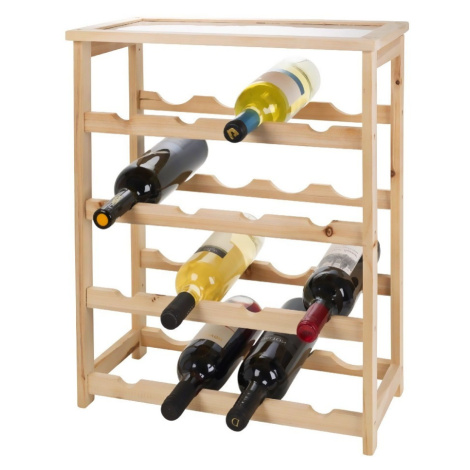 EDCO Stojan na víno dřevěný 16 lahvíED-231821