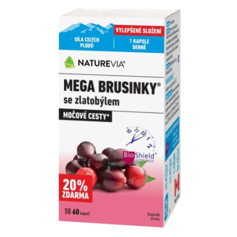 NatureVia Mega brusinky cps.60