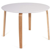 Kulatý jídelní stůl s bílou deskou ø 110 cm Lana - Bonami Essentials