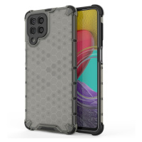 Honeycomb pancéřové pouzdro se silikonovým rámem pro Samsung Galaxy M53 5G Black