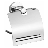 AQUALINE SB107 Samba držák toaletního papíru s krytem, stříbrná