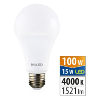 LED žárovka E27 McLED 15W (100W) neutrální bílá (4000K) ML-321.101.87.0