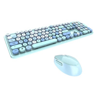 Klávesnice Wireless keyboard + mouse set MOFII Sweet 2.4G (blue)