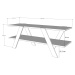 Kalune Design TV stolek APRIL 120 cm bílý/antracitový