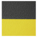 COBA Protiúnavová rohož Orthomat®, PVC s drsným povrchem, výška 9 mm, 1500 x 900 mm, černá/ žlut