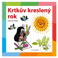 Krtkův kreslený rok - Zdeněk Miler (ilustrátor) - kniha z kategorie Omalovánky